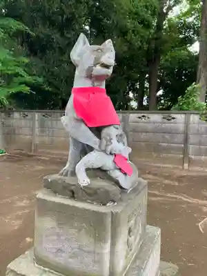 和田稲荷神社の狛犬