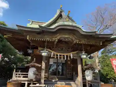 白旗神社の本殿・本堂
