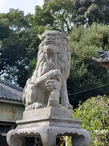 老津神社の狛犬