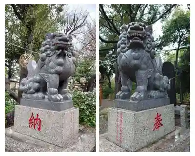 菊田神社の狛犬