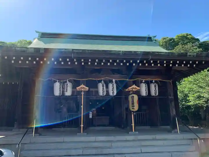 濱田護國神社の本殿・本堂