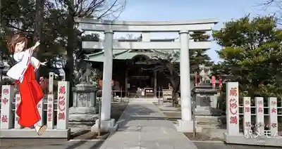 半田稲荷神社の鳥居