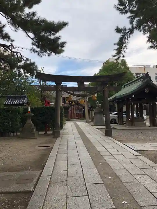 安江八幡宮(金沢水天宮)の鳥居