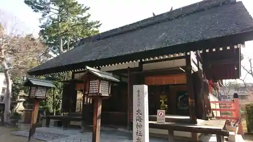 大海神社（住吉大社摂社）の本殿・本堂