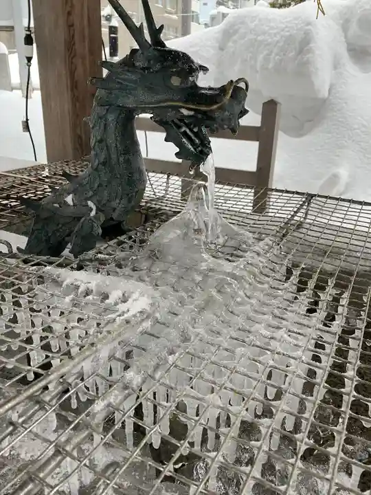 北海道神宮頓宮の手水舎