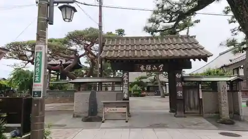 松蔭寺の山門