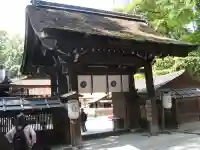 河合神社(鴨川合坐小社宅神社)の山門・神門
