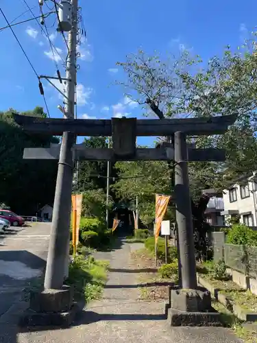 白子熊野神社の鳥居