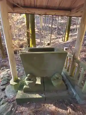 栗生神社の手水舎