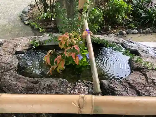 阿智神社の手水