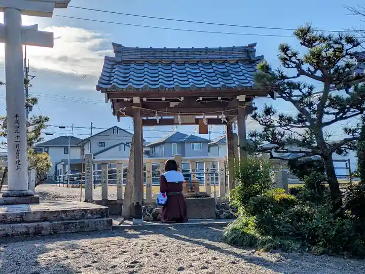 佐土神社の手水舎