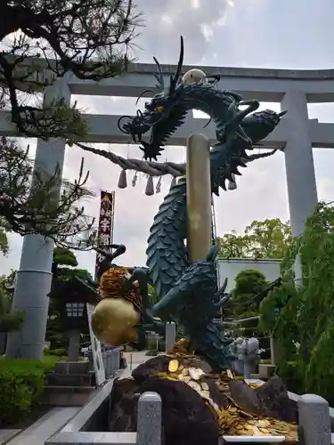 田村神社の狛犬