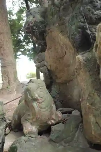 雀神社の狛犬