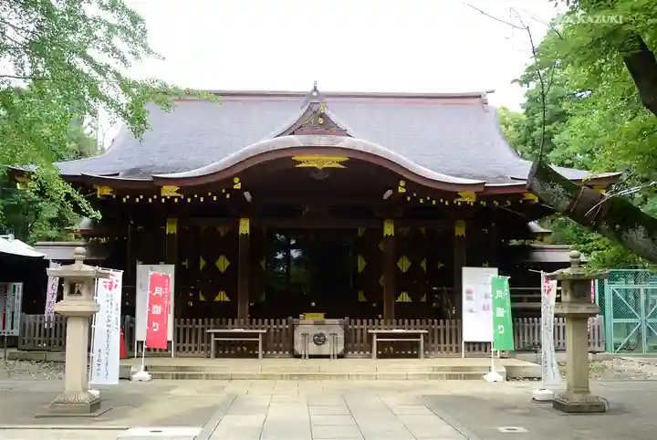 渋谷氷川神社の本殿・本堂