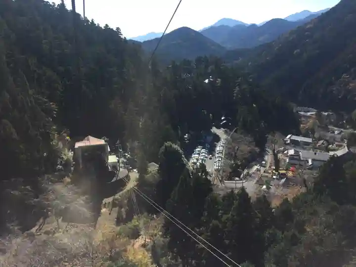 身延山奥之院思親閣の景色