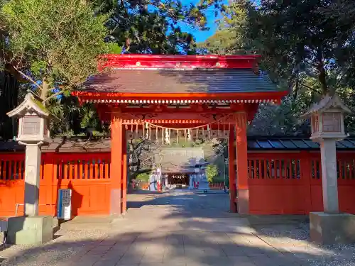 息栖神社の山門