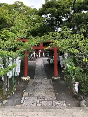 旗上弁財天社の鳥居