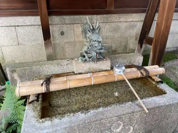 文子天満宮の手水舎