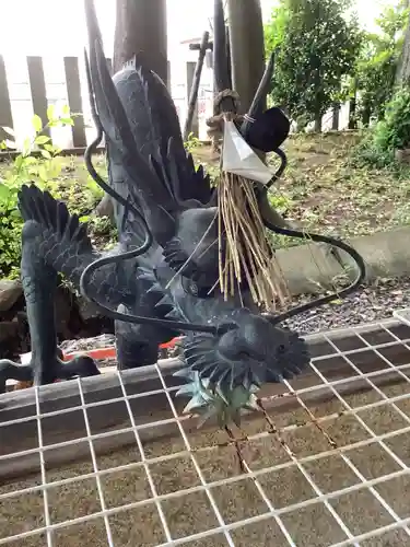 神明社（桜神明社）の手水舎