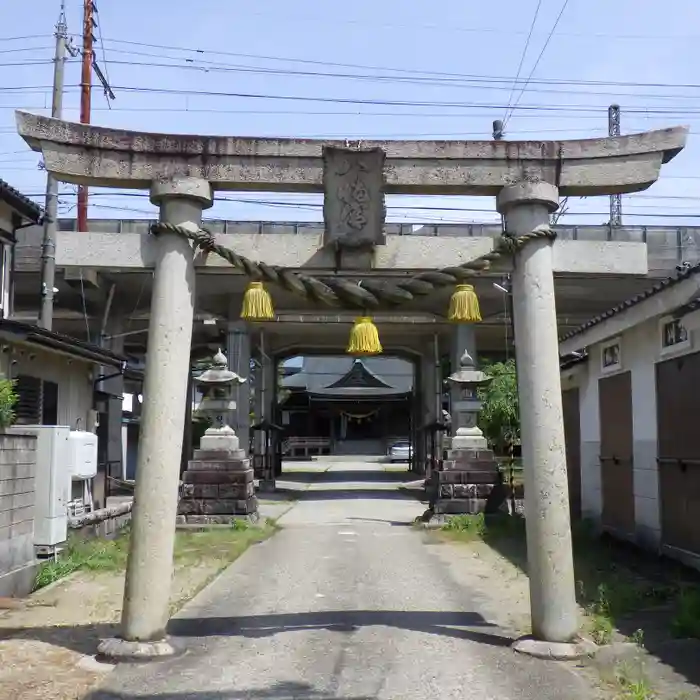 八幡宮の鳥居