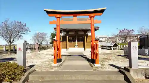 真木八幡香取両神社の鳥居