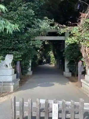 岩槻久伊豆神社の鳥居