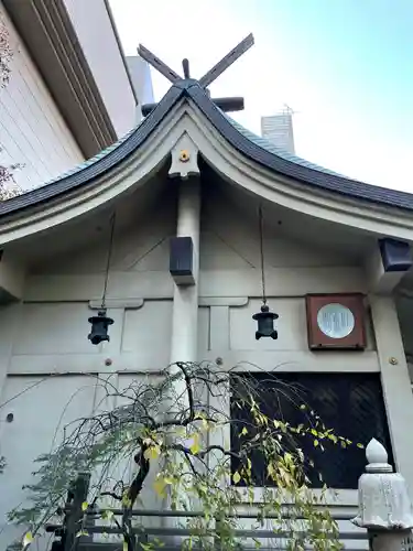 坐摩神社の本殿・本堂