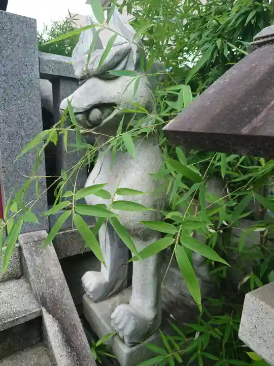 堀切天祖神社の狛犬