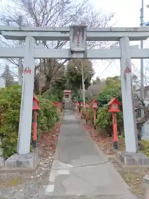 平出雷電神社の鳥居
