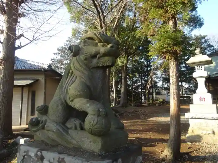 子ノ神社(早野)の狛犬