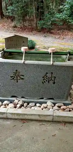 高田神社の手水舎