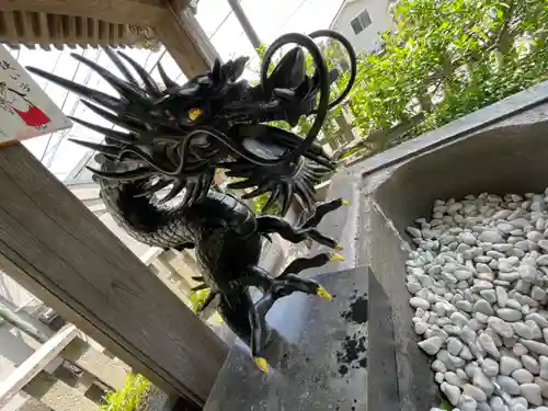 叶神社 (西叶神社)の手水舎