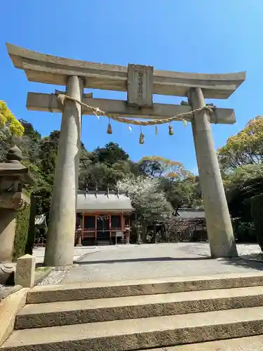 早吸日女神社の鳥居