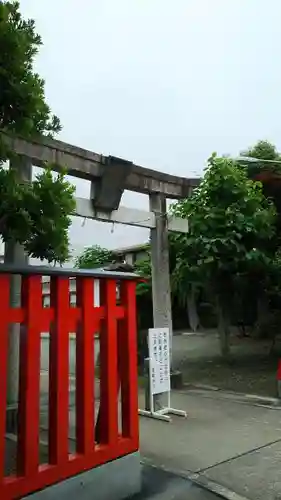 雷電神社の鳥居