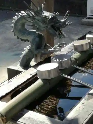 武蔵第六天神社の手水舎