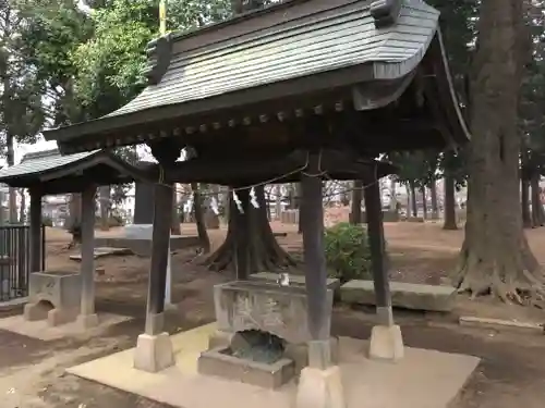 足立神社の手水