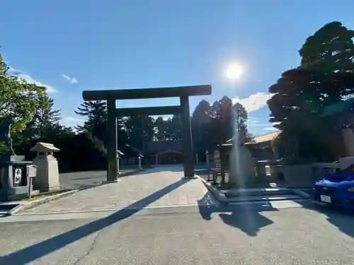 石川護國神社の鳥居