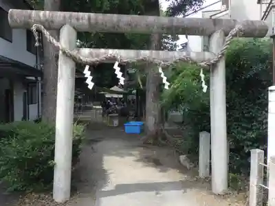 梅津大神宮の鳥居