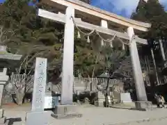 戸隠神社中社の鳥居