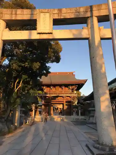 宮地嶽神社の鳥居