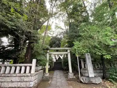 経堂天祖神社の鳥居