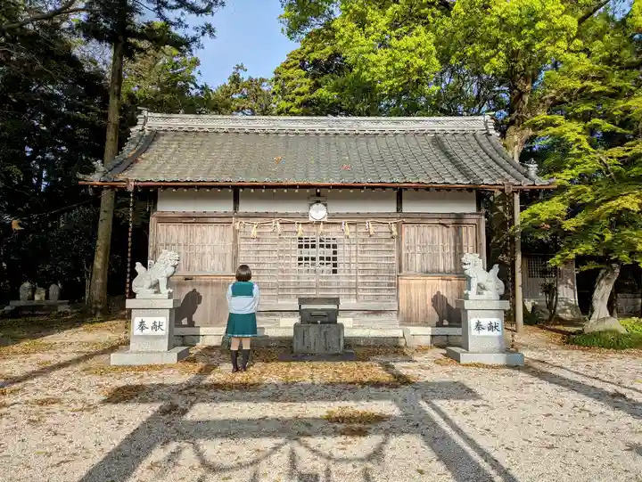 猪名部神社の本殿・本堂