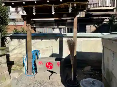 利田神社の手水舎