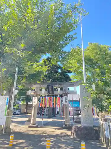 相模原氷川神社の鳥居