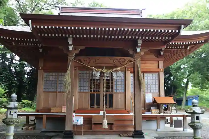 阿久津「田村神社」(郡山市阿久津町)旧社名:伊豆箱根三嶋三社の本殿・本堂