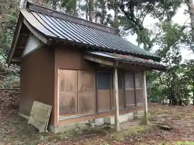 神社（名称不明）の本殿・本堂