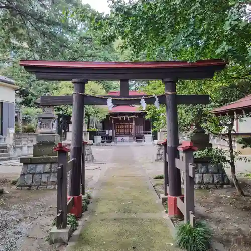 松が丘北野神社の鳥居