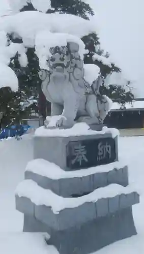 當麻神社の狛犬