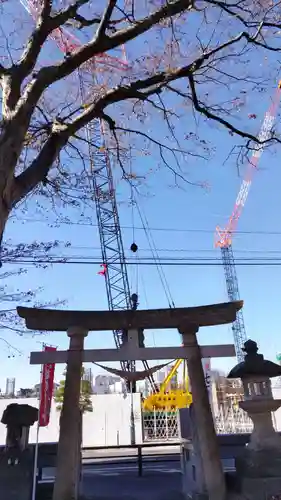 阿邪訶根神社の鳥居