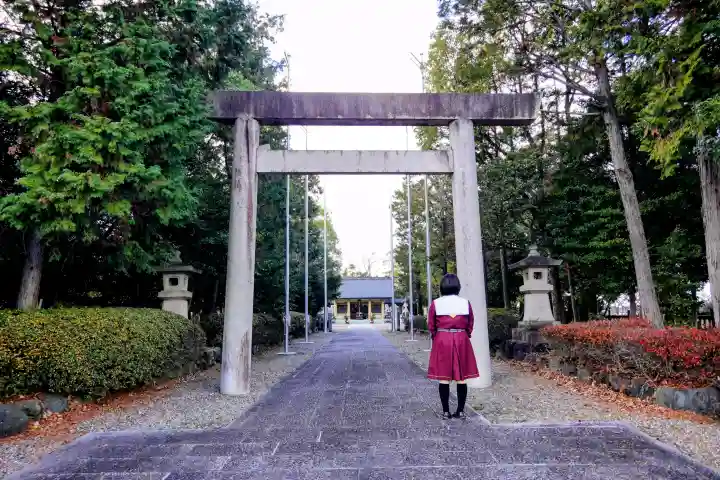 明知神明宮の鳥居